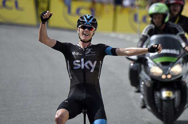 Chris Froome wins Dauphine stage 7